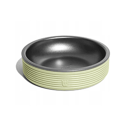 DUO BOWL COMEDERO PARA GATOS ZEE.DOG - OLIVA