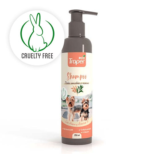 TRAPER SHAMPOO PIELES SENSIBLES O RESECAS ECO TRAPER PARA PERROS