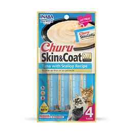 Inaba Churu Skin & Coat Sabor Atún con Ostiones