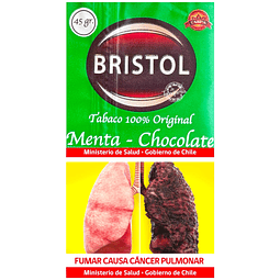 Tabaco Bristol Menta-Chocolate $4.290xMayor