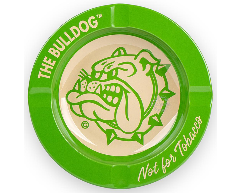 Cenicero Metalico The Bulldog Verde $1.190XMayor