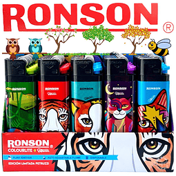 Encendedor Ronson Colourlite 20 uds. 2022 Display