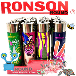 Encendedor Ronson Round 16 uds. Display