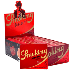 Papelillos Smoking de Arroz Red 1 ¼ Display