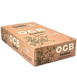 Papelillos OCB Bamboo 1 ¼ Display $10.000