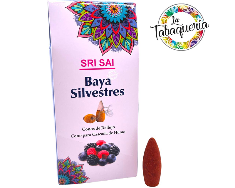 Conos Aromaticos Sri Sai Cascada Bayas Silvestres $670xMayor