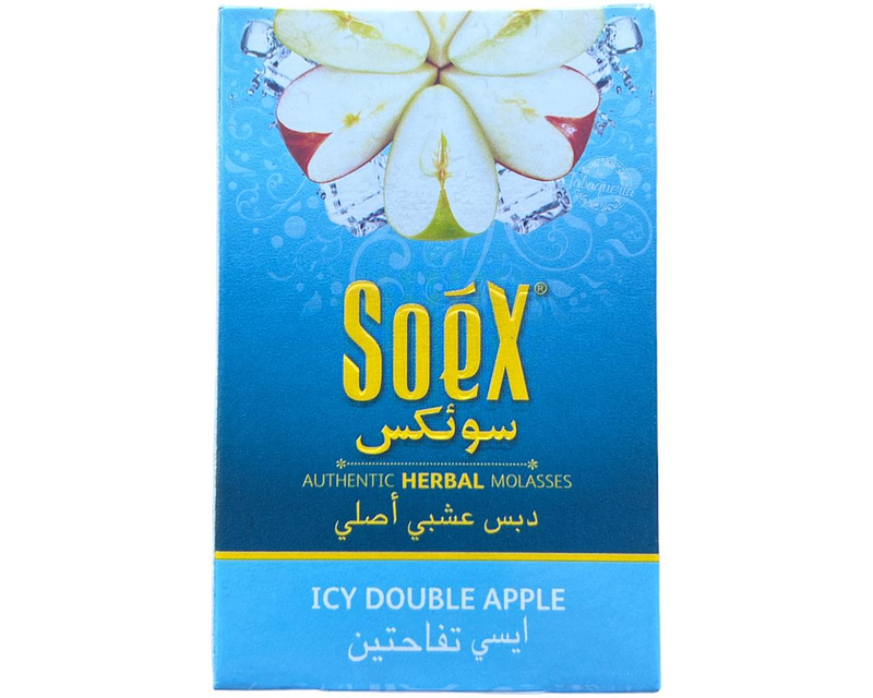 Molasses SoeX Melaza para Hookah Doble Manzana Helada $3.490XMayo