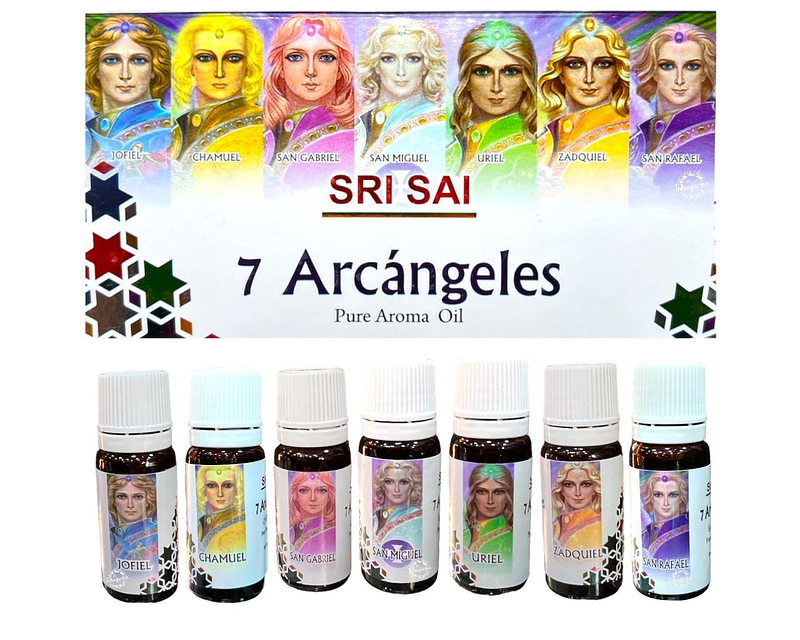 Set de Esencias Sri Sai 7 Arcángeles $7.990xMayor