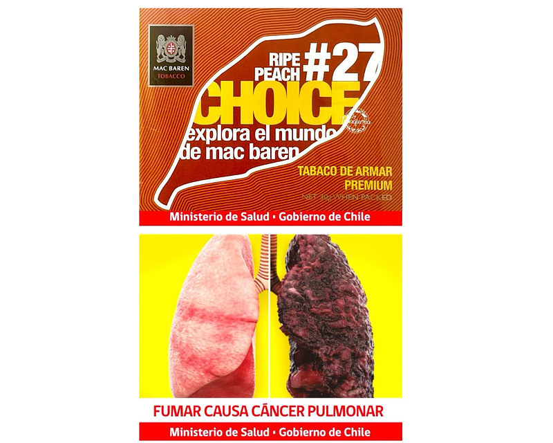Tabaco Choice Damasco #27 (Mac Baren) $6.990xMayor 