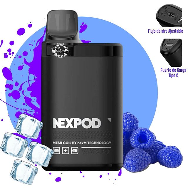 Vape Wotofo Nexpod 5000Puffs $19.990xMayor