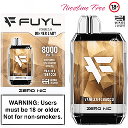 Vape Pen FUYL Vainilla Tabaco 8.000Puffs $10.800xMayor 