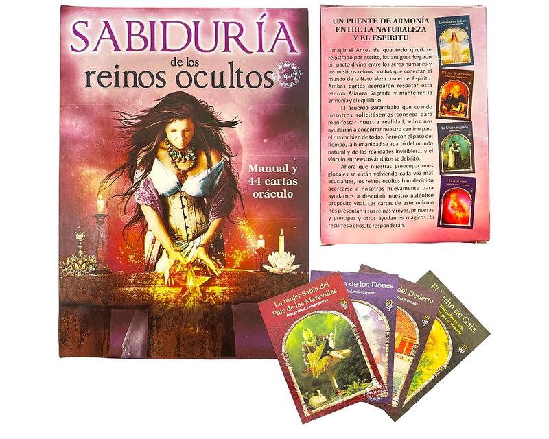 Cartas Oráculo Sabiduria de los Reinos Ocultos $3.990xMayor  