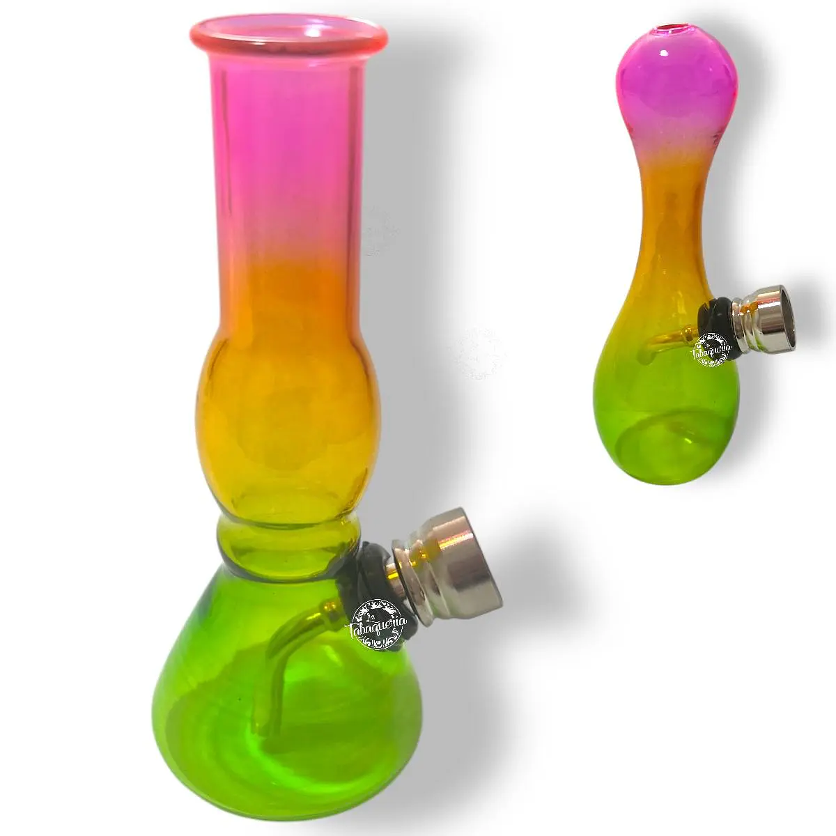 Mini-Bong de Vidrio Rasta Marley $3.490xMayor