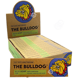 Papelillo The Bulldog Eco Hemp 1 ¼ Display 