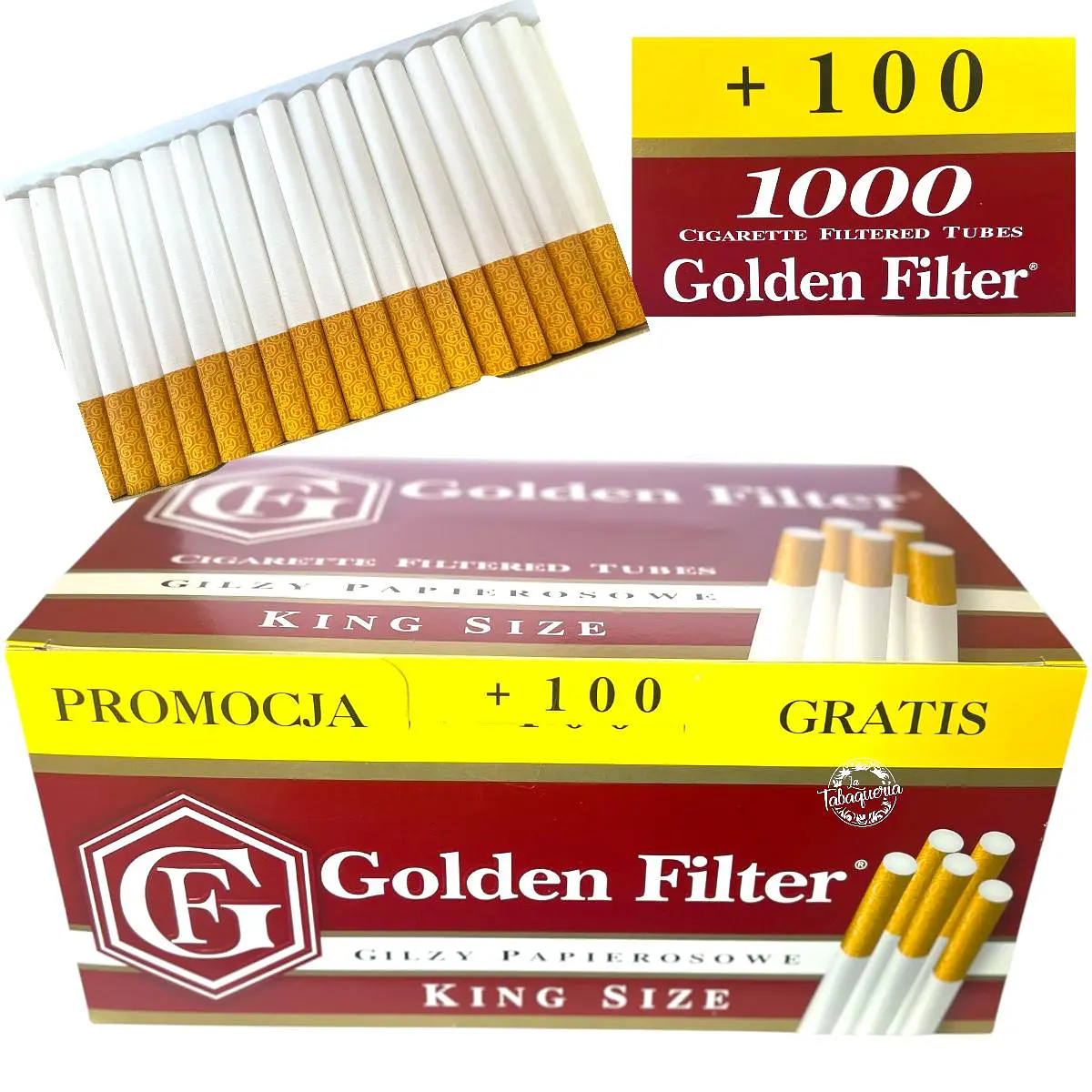 Tubos con Filtro Classic Golden Filter Cajetilla $5.990xMay