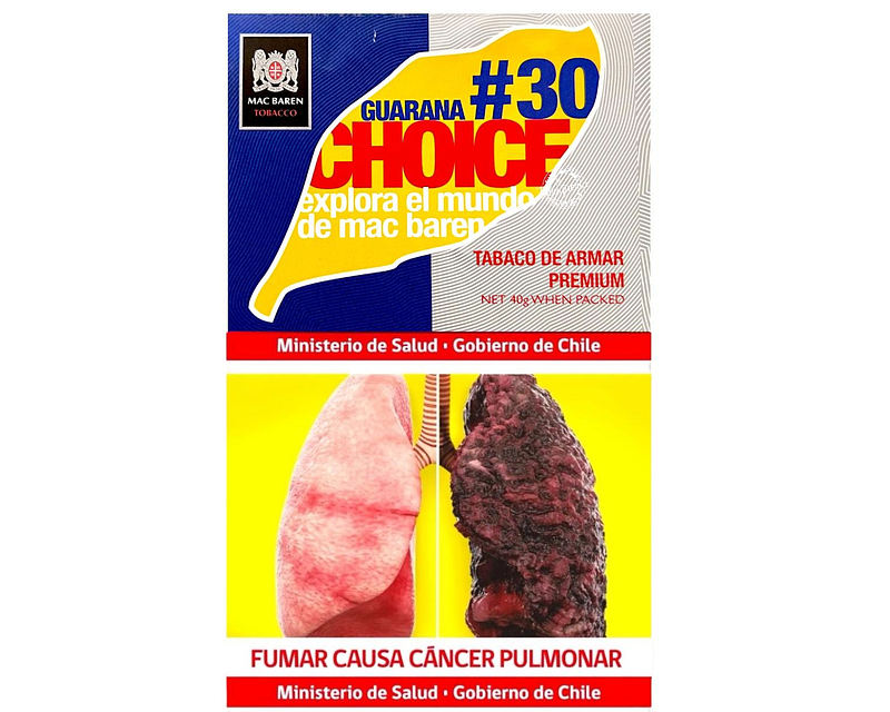 Tabaco Choice Guarana #30 (Mac Baren) $6.990xMayor 