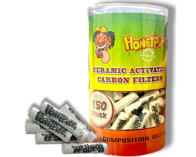 Filtros HoneyPuff Carbon Activo tapas de Ceramica  $13.990xMayor