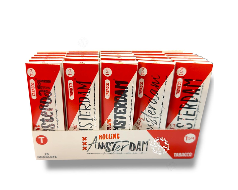 Papelillo Rolling Amsterdam Tabacco 1 ¼ Display $5.990xMayor 