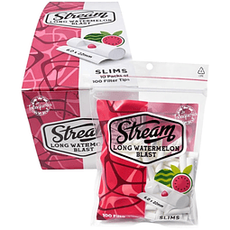 Filtros Stream Slim Long Cápsula Click Sandía $1.590xMayor  