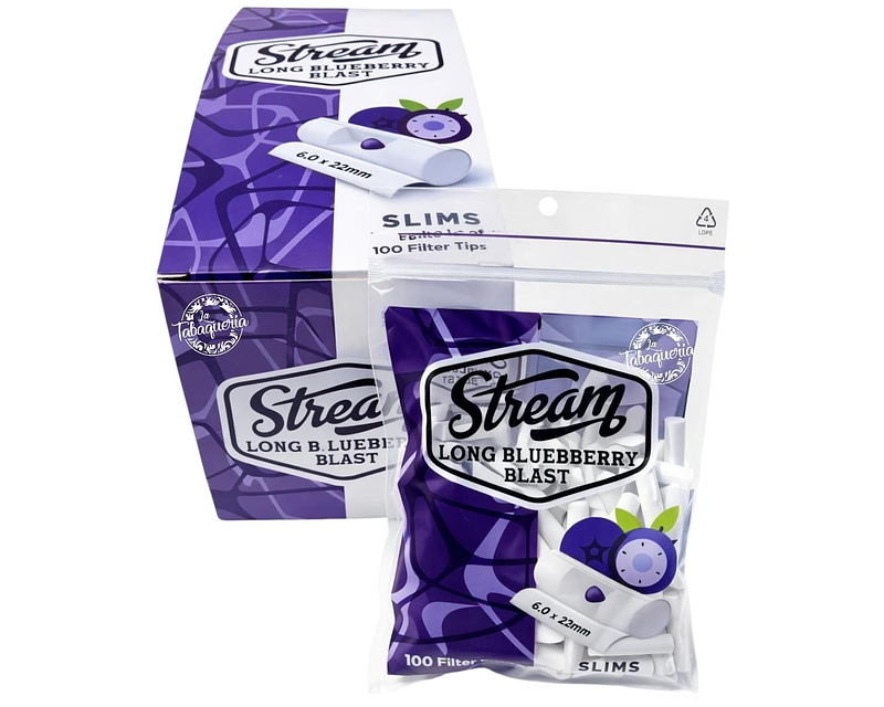 Filtros Stream Slim Long Cápsula Click Arándano $1.590xMayor 