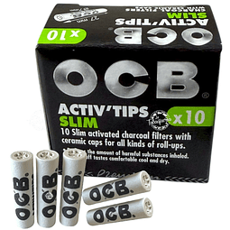 Filtros OCB Carbón Activo tapas de Cerámica $1.790xMayor