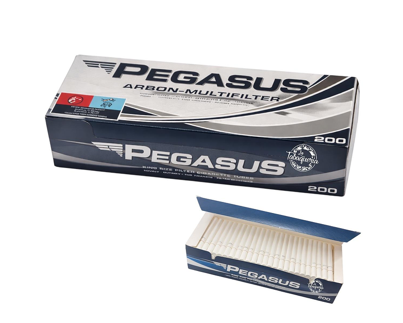Tubos con Filtro Pegasus Carbón Activado Cajetilla $2.290xMayor 