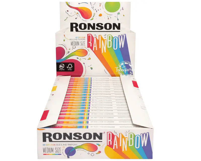 Papelillo Ronson Rainbow 1 ¼ Display   