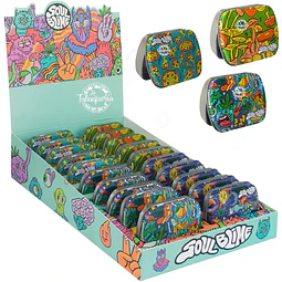 Caja Metálica Soulblime con Tapa Bisagra Mini $1.290xMayor 