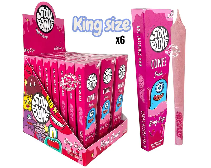  Conos Soulblime King Size Pink 6uds $1690xMayor 