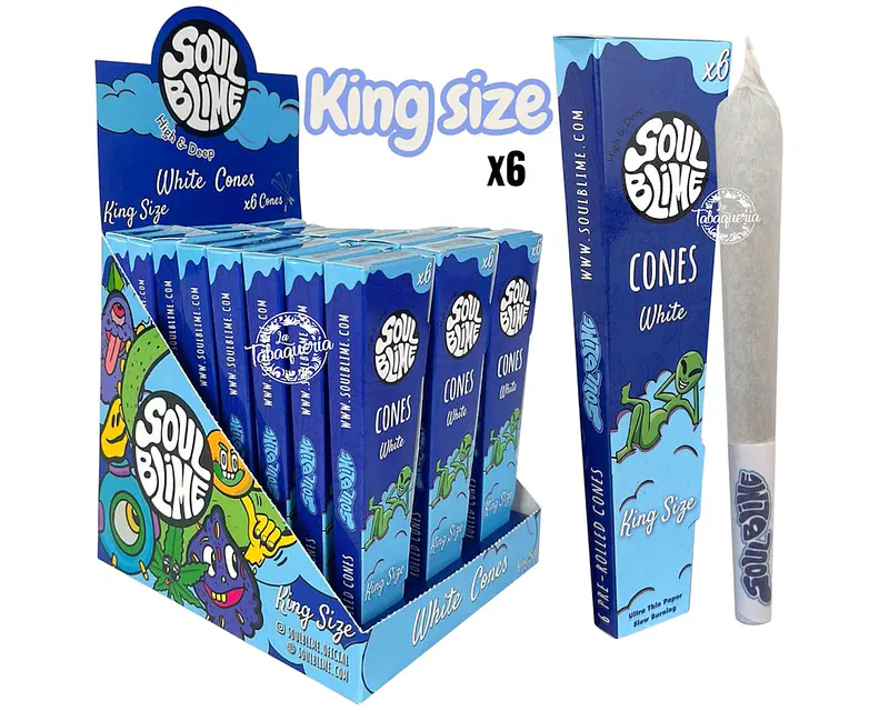  Conos Soulblime King Size White 6uds $1690xMayor  