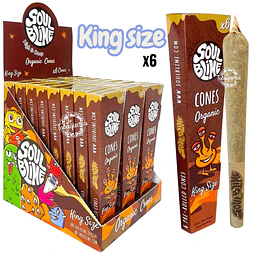  Conos Soulblime King Size Orgánicos 6uds $1690xMayor  