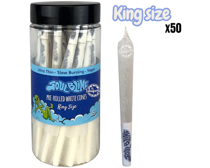  Conos Soulblime King Size White 50uds $10.990xMayor 