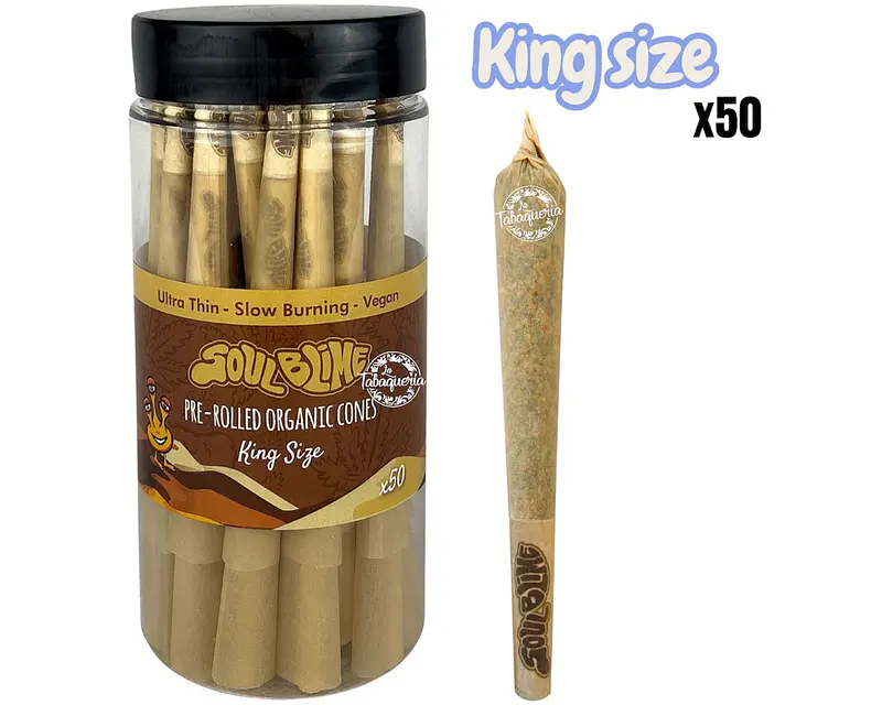  Conos Soulblime King Size Orgánicos 50uds $10.990xMayor 
