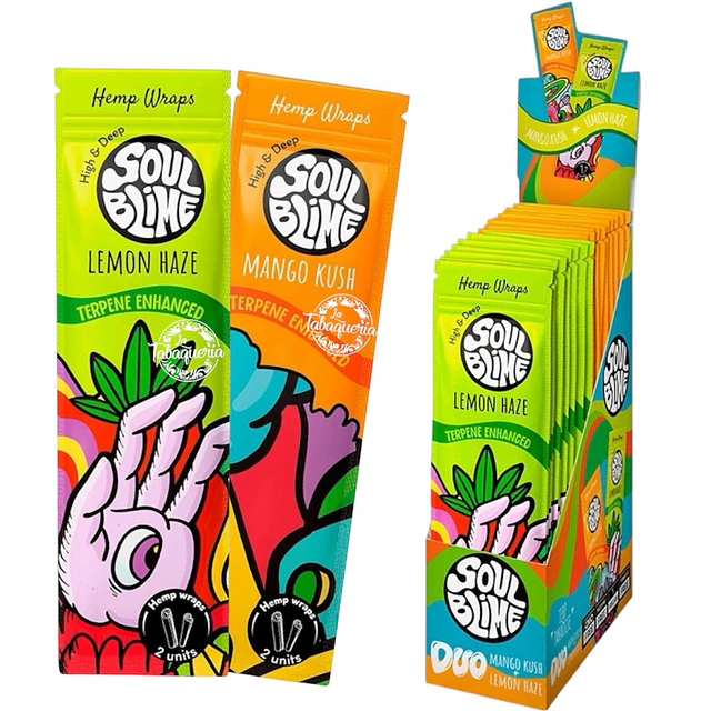 Hemp Wrap Soulblime Duo Mango Kush-Lemon Haze