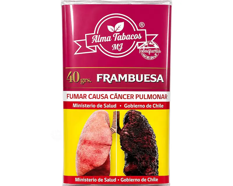 Tabaco Alma Mj Frambuesa $2.990xMayor  
