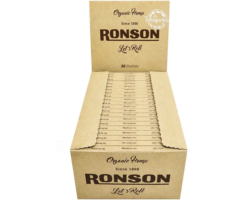 Papelillo Ronson Orgánico 1 1/4 Display 