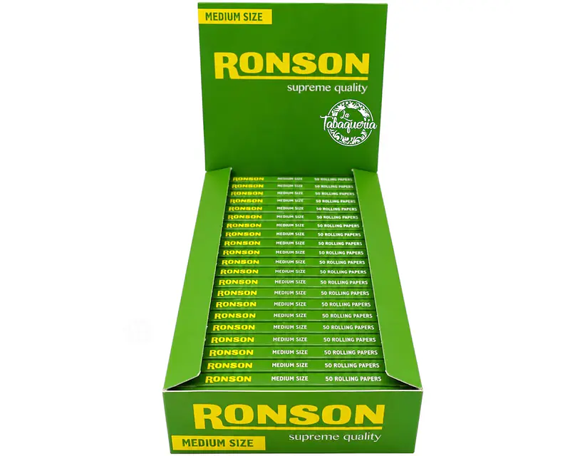 Papelillo Ronson Supreme Quality Verde #1 Display   
