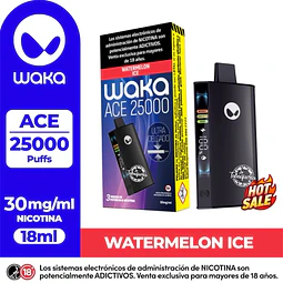 Vape Waka ACE 25.000Puffs Sandia Ice  $17.990xMayor  