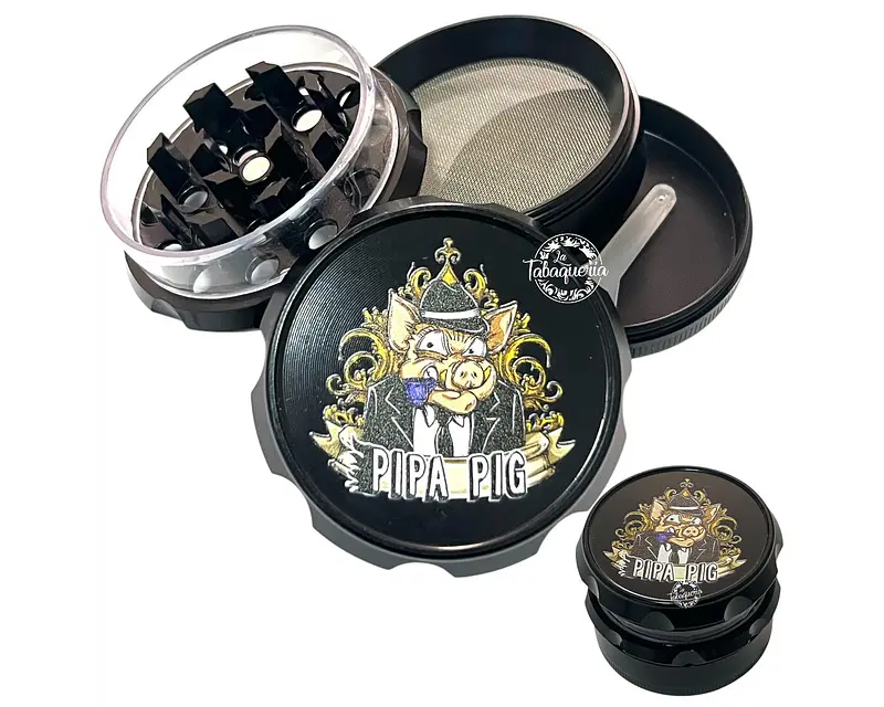 Moledor Metalico Negro Pipa Pig M45 $5.990xMayor