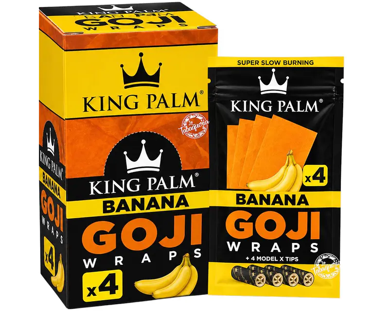 Papelillos+Filtro King Palm Goji Plátano $3.290xMayor