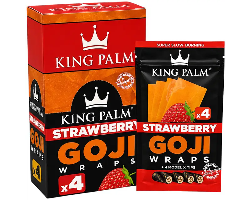 Papelillos+Filtros King Palm Goji Frutilla $3.290xMayor 