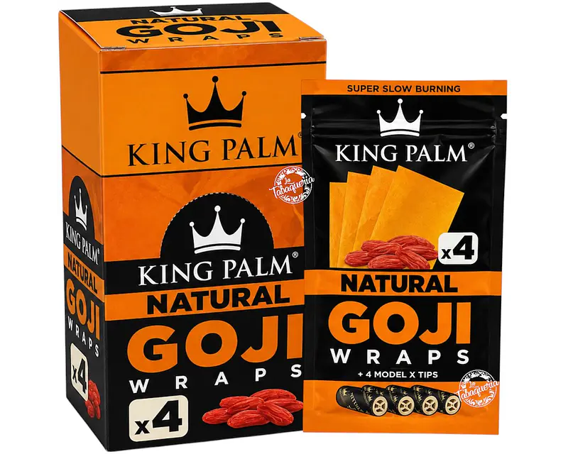 Papelillos+Filtro King Palm Goji Natural $3.290xMayor 