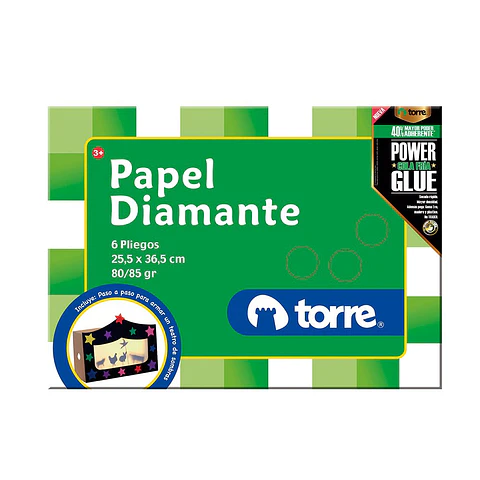 BOLSON PAPEL DIAMANTE TORRE IMAGIA
