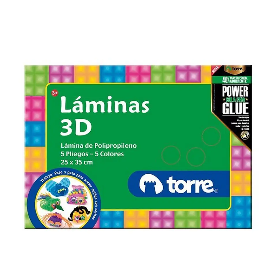 BOLSON LAMINAS 3D TORRE IMAGIA 1