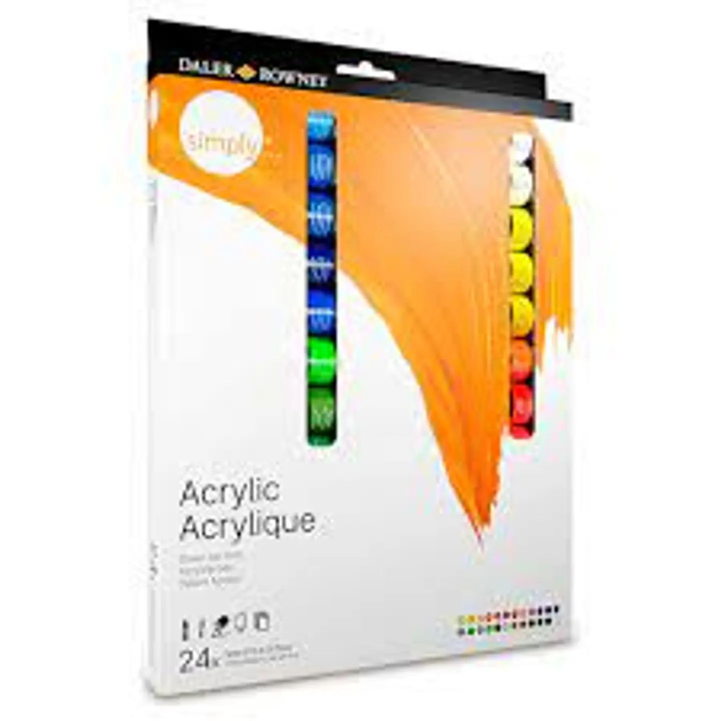 ACRILICOS 24 COLORES DALER ROWNEY 1