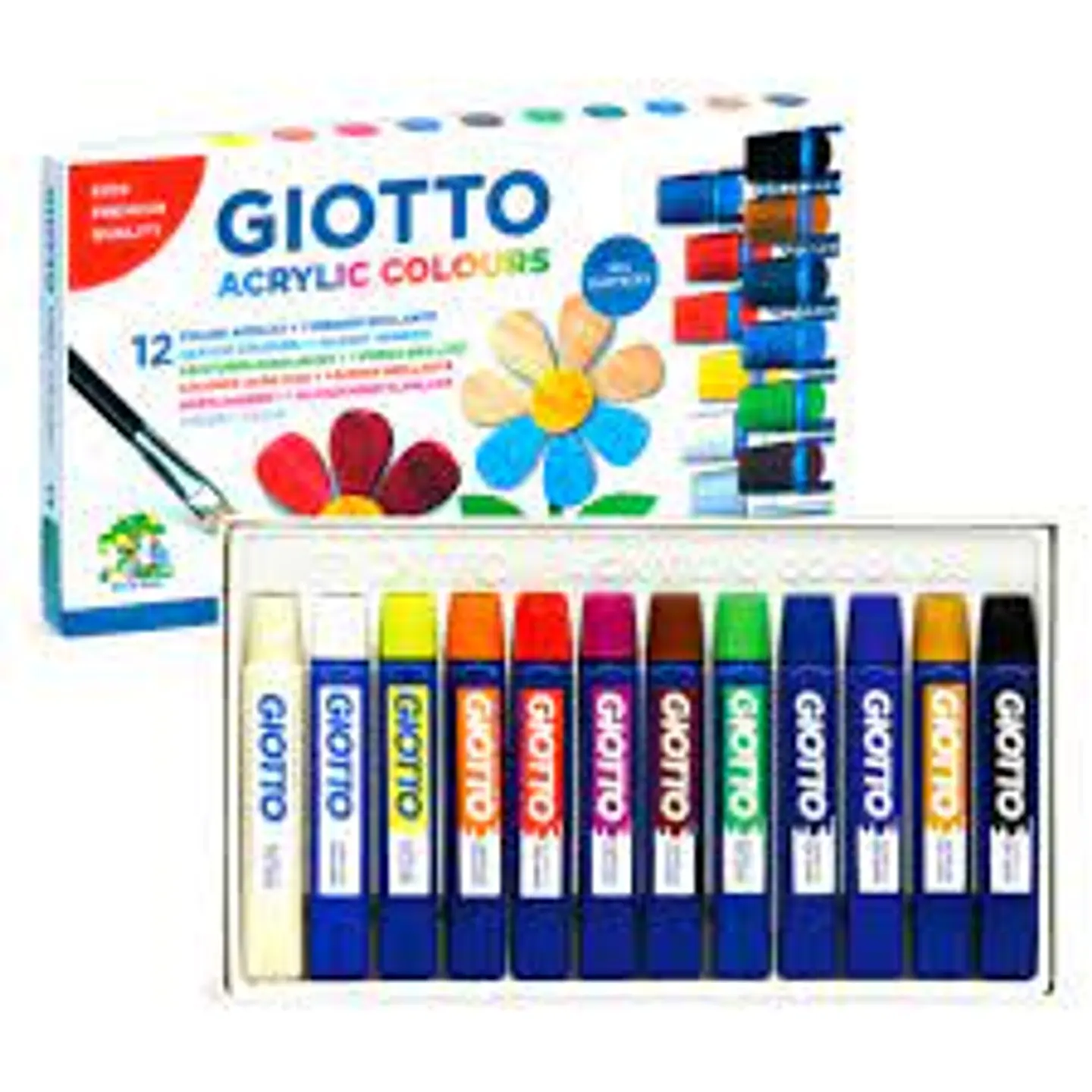ACRILICOS 12 COLORES GIOTTO   1