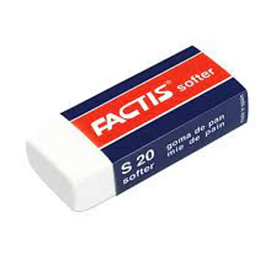 GOMA DE BORRAR FACTIS S-20 1