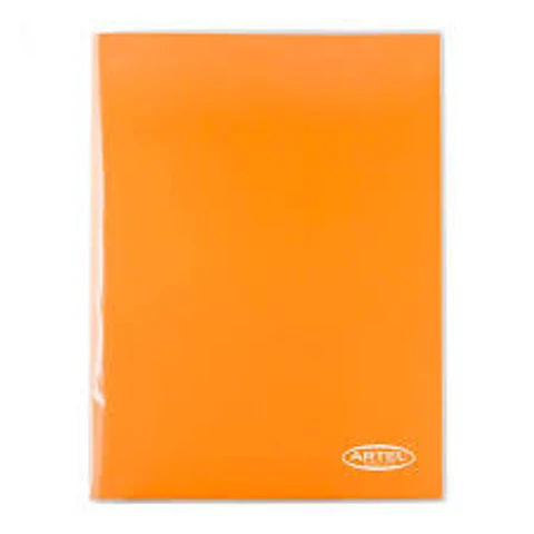Carpeta Artel Con Gusano naranjo