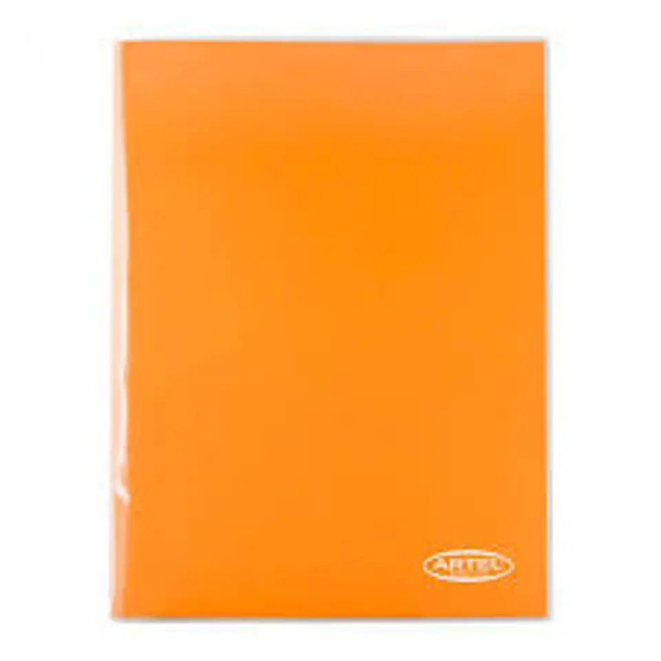 Carpeta Artel Con Gusano naranjo 1