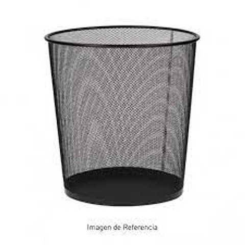 PAPELERO REJILLA METALICO NEGRO HAND